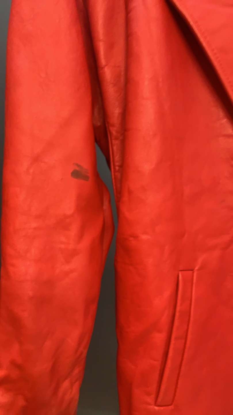 Vintage Red Leather Jacket - photo 3