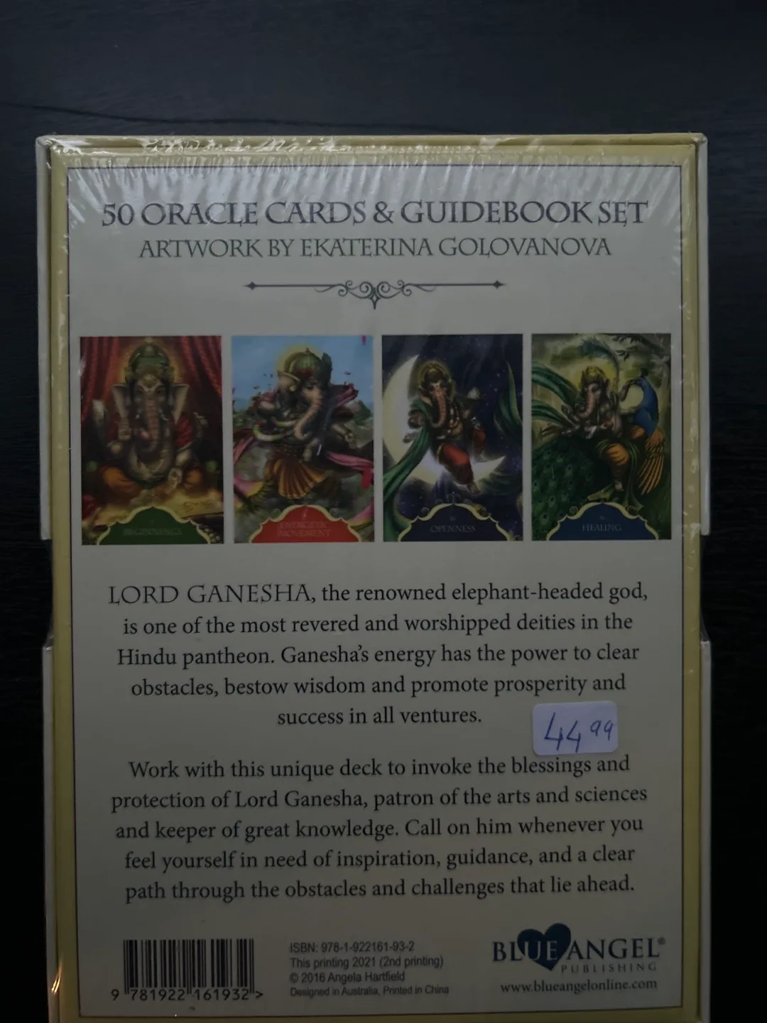 Whispers of Lord Ganesha Oracle Card Deck and Guidebook Set image indicator(2)
