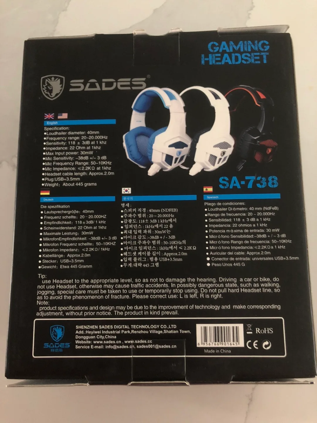 Gaming Headset with Mic (Brand New) image indicator(2)