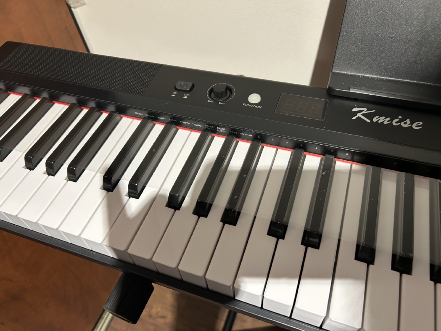 Kmsie 88 Key Electronic Keyboard with Stand and Power Supply - photo 2