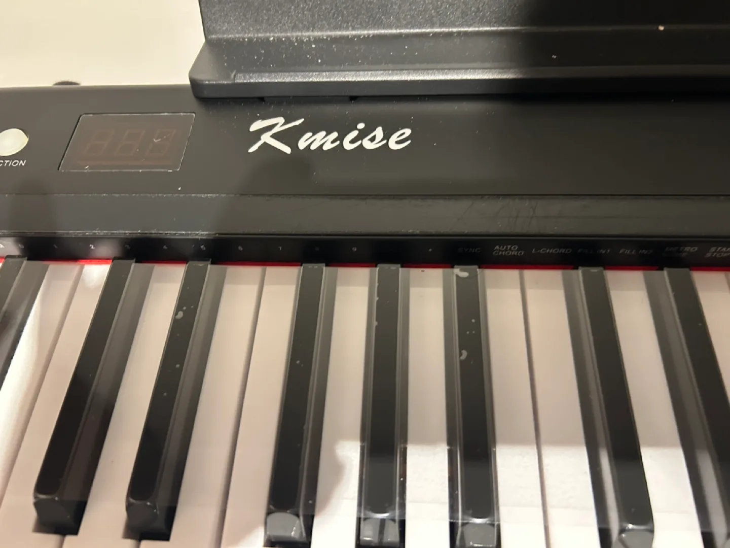 Kmsie 88 Key Electronic Keyboard with Stand and Power Supply image indicator(3)