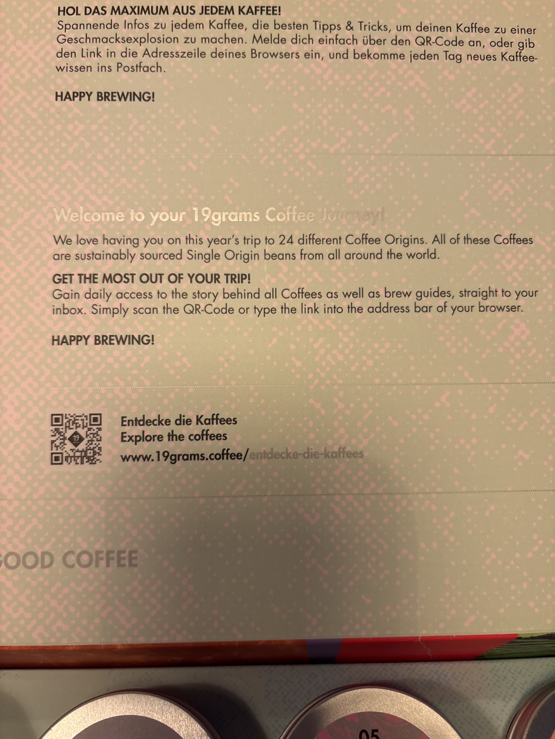 Bloody Good Coffee Advent Calendar - photo 4