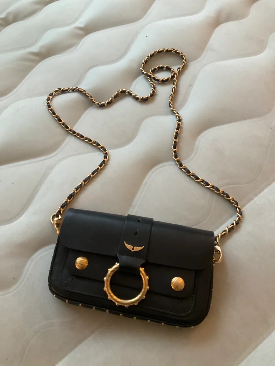 Zadig & Voltaire Black Leather Crossbody Bag thumbnail