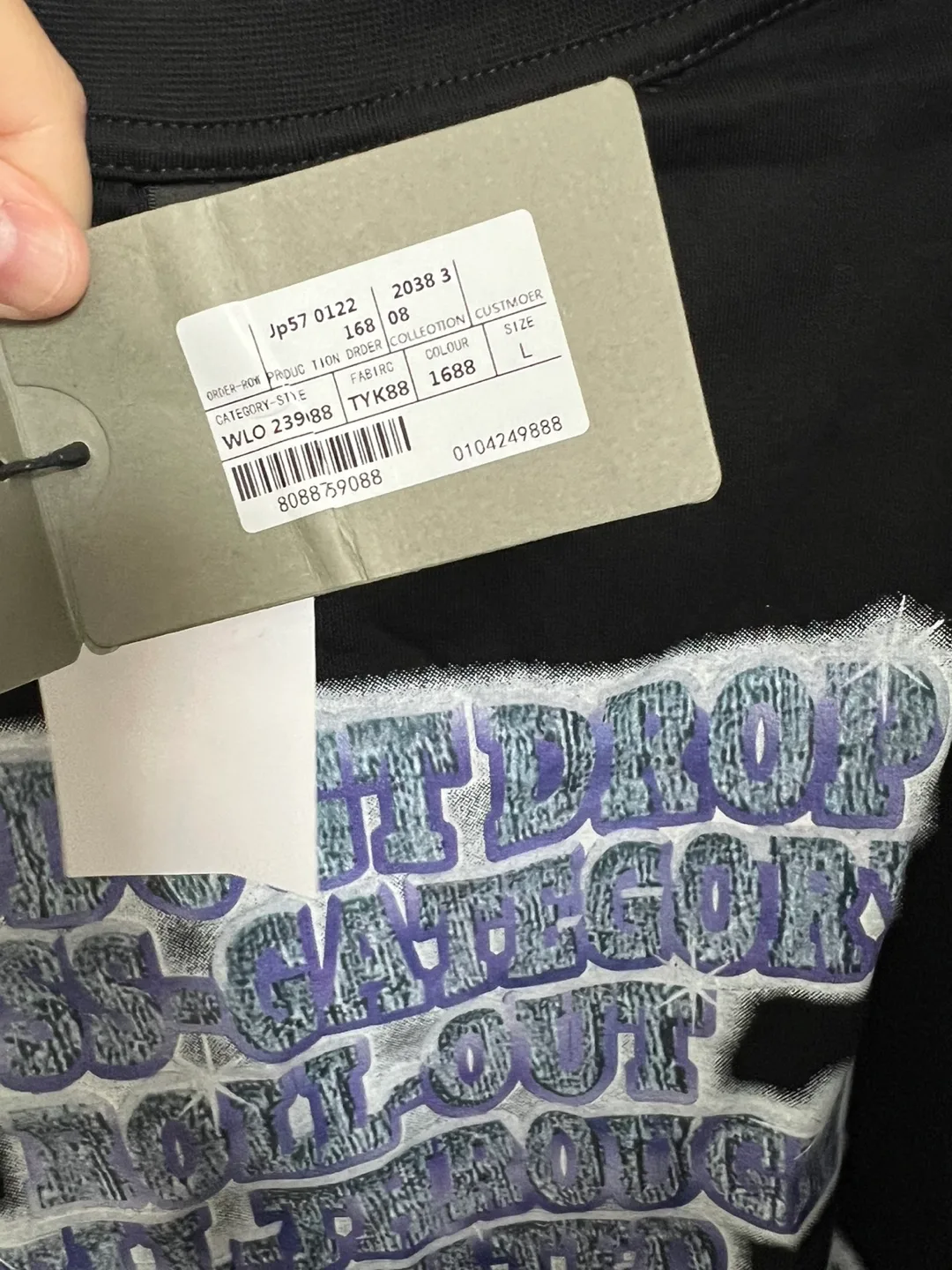 Balenciaga Black T-Shirt Size Large image indicator(3)