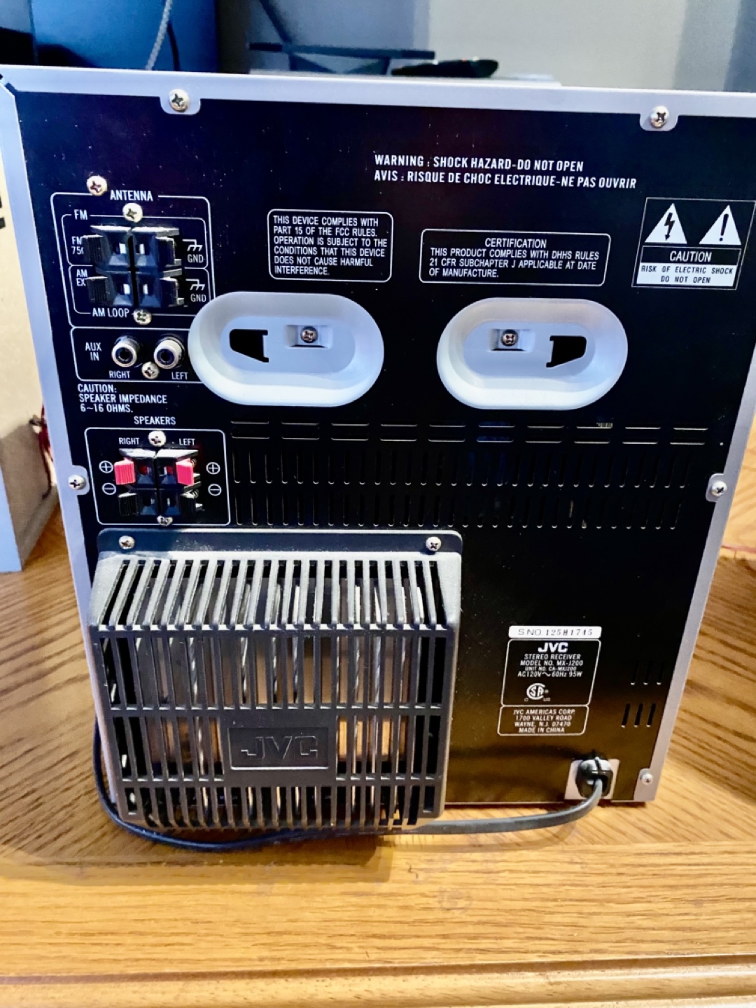 JVC MX-J200 Compact Component System - photo 3