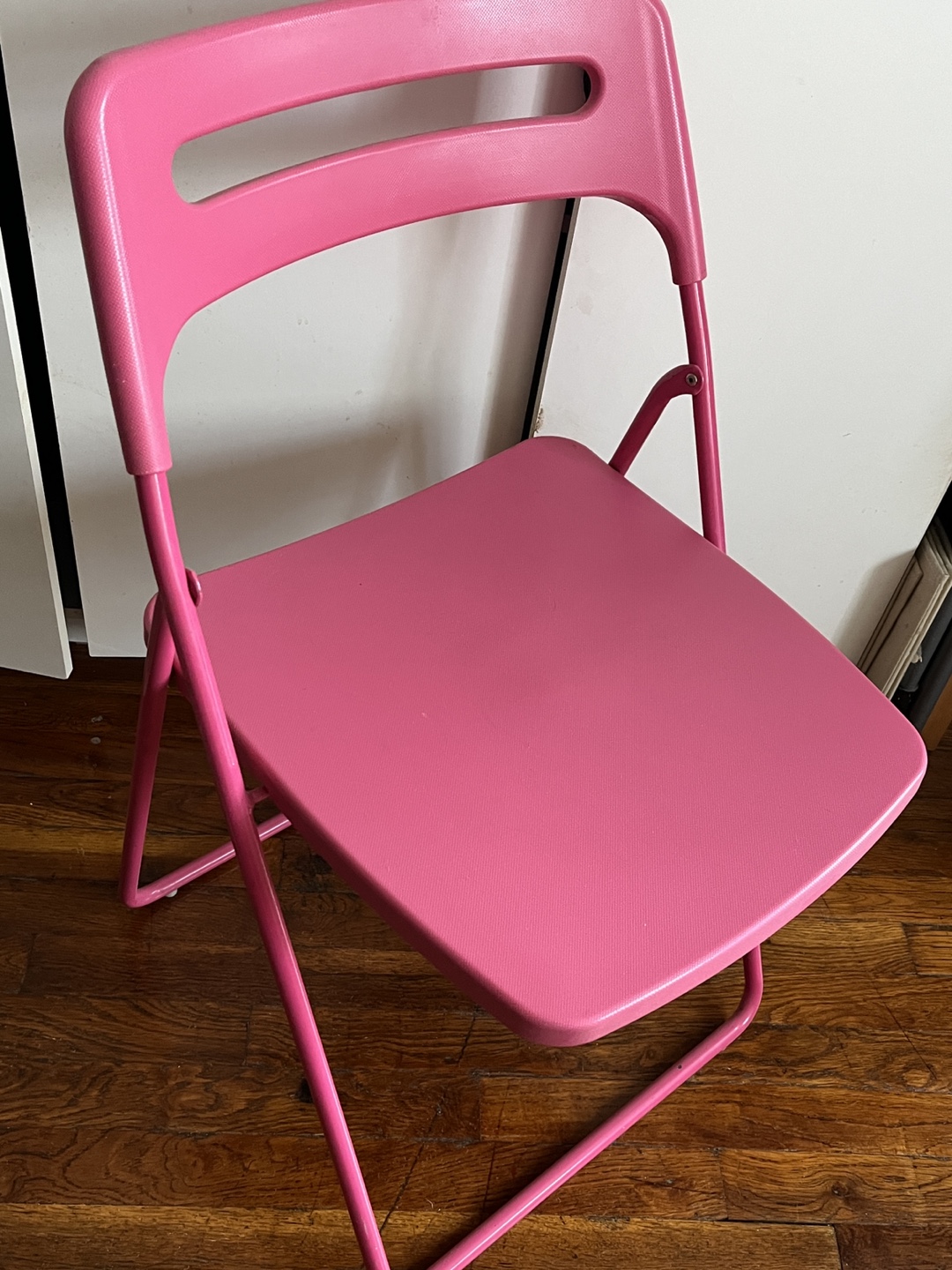 IKEA  Pink Folding Chair