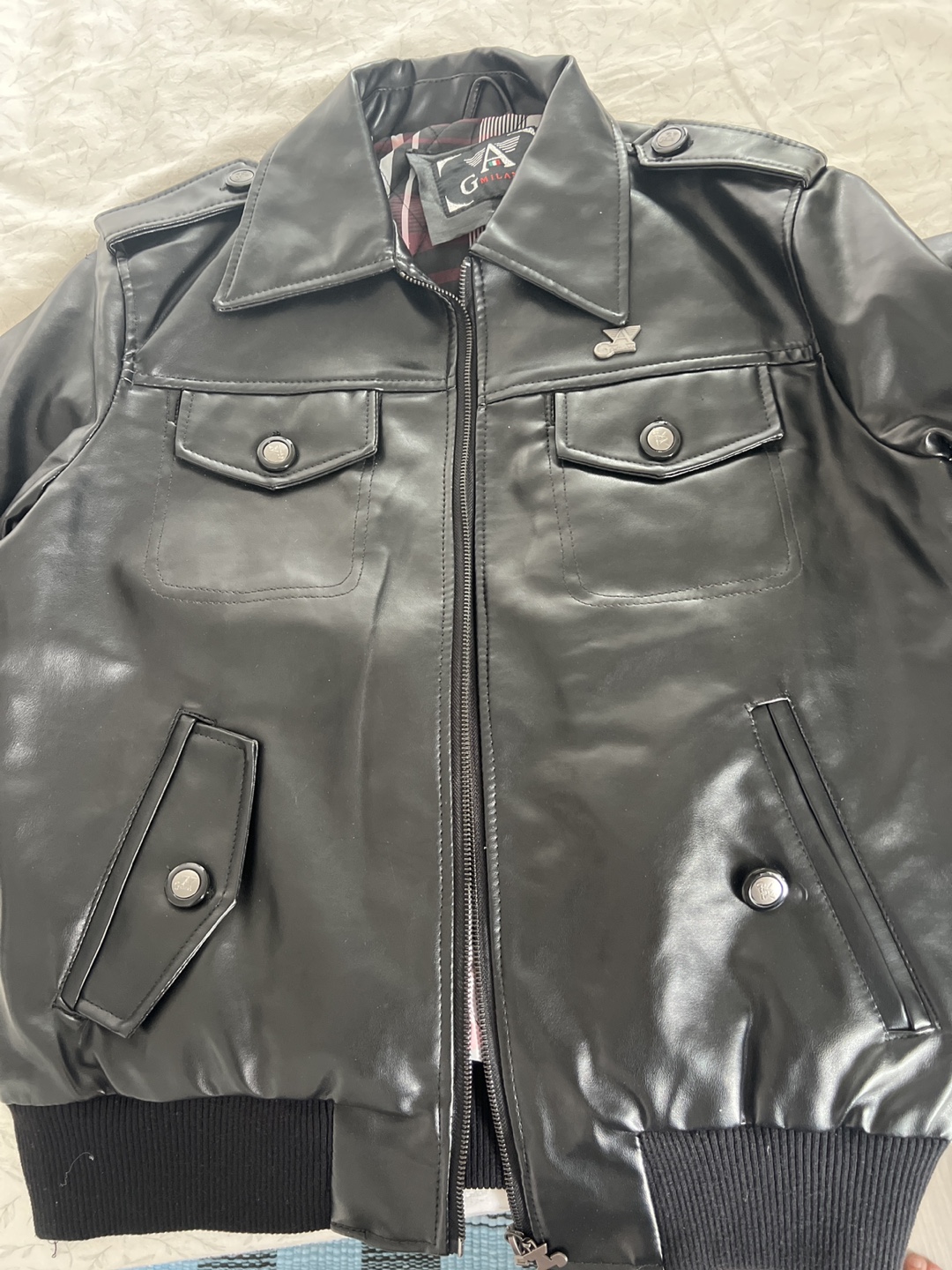 Men's Black Leather Jacket