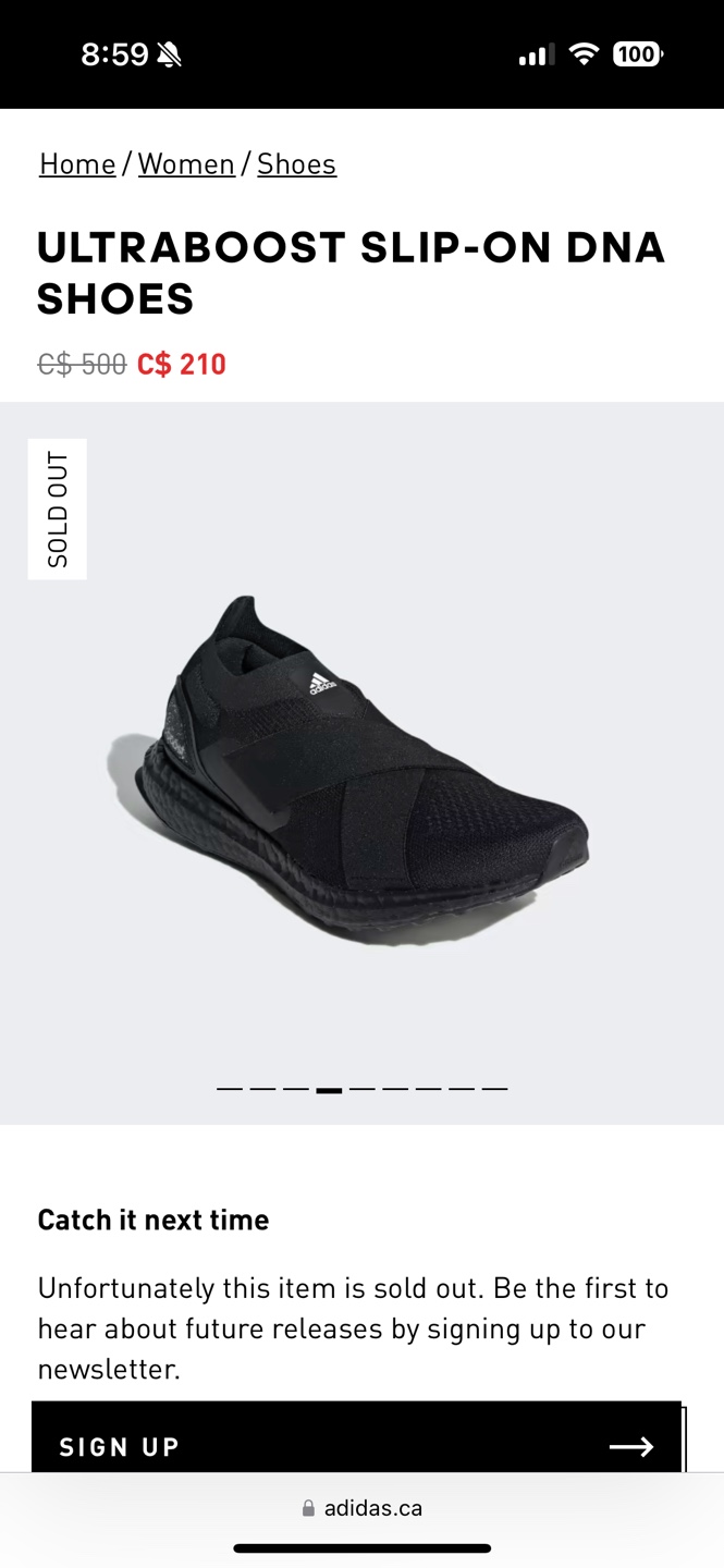 Adidas Ultraboost Slip-On DNA - US size 5 - photo 4
