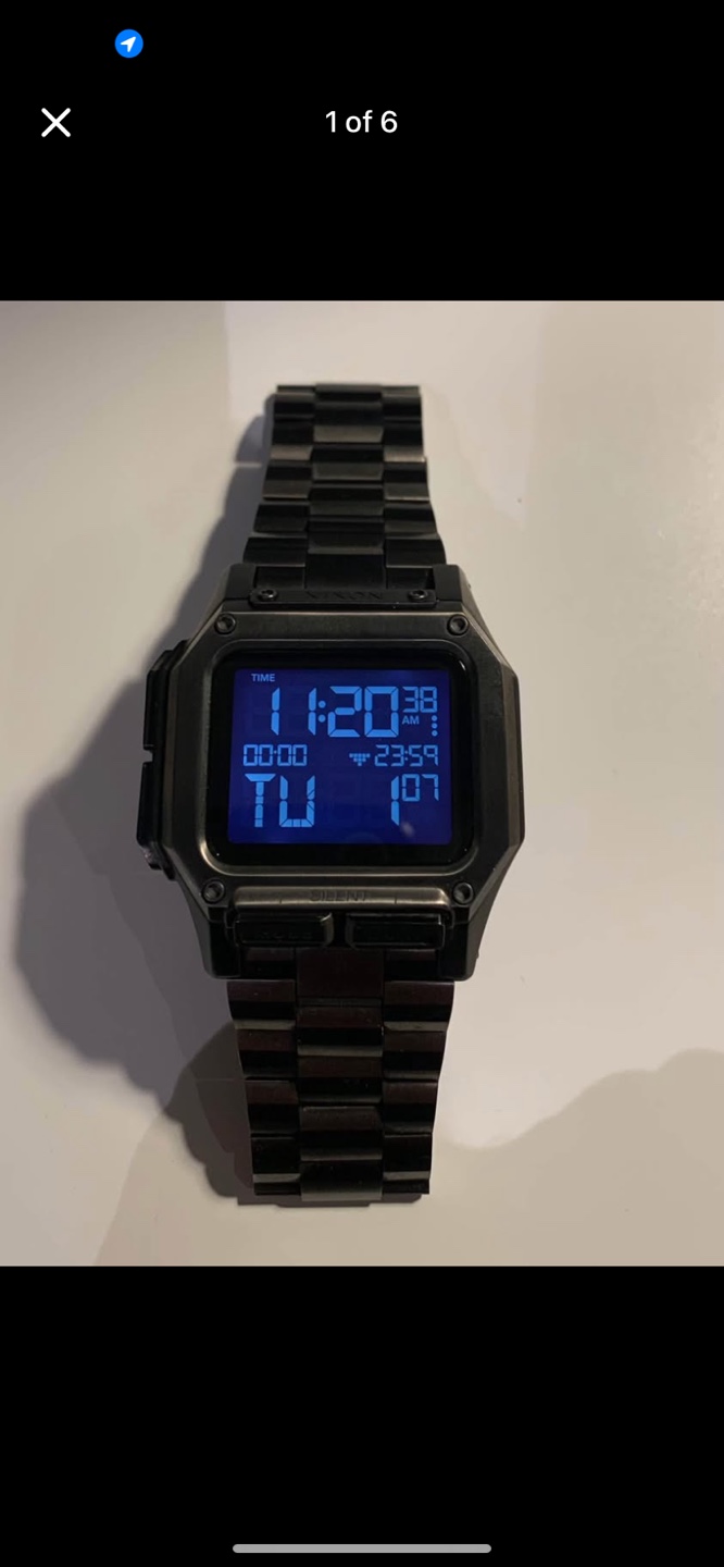 Nixon Regulus SS Black Digital Watch
