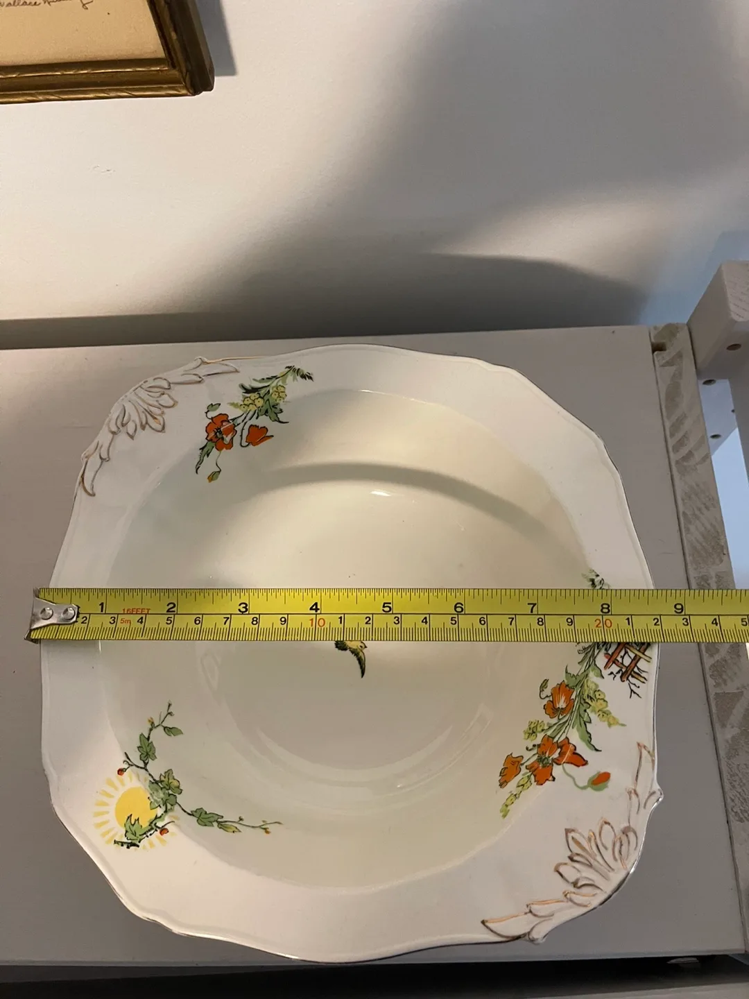 Vintage Alfred Meakin England Floral Serving Bowl image indicator(6)