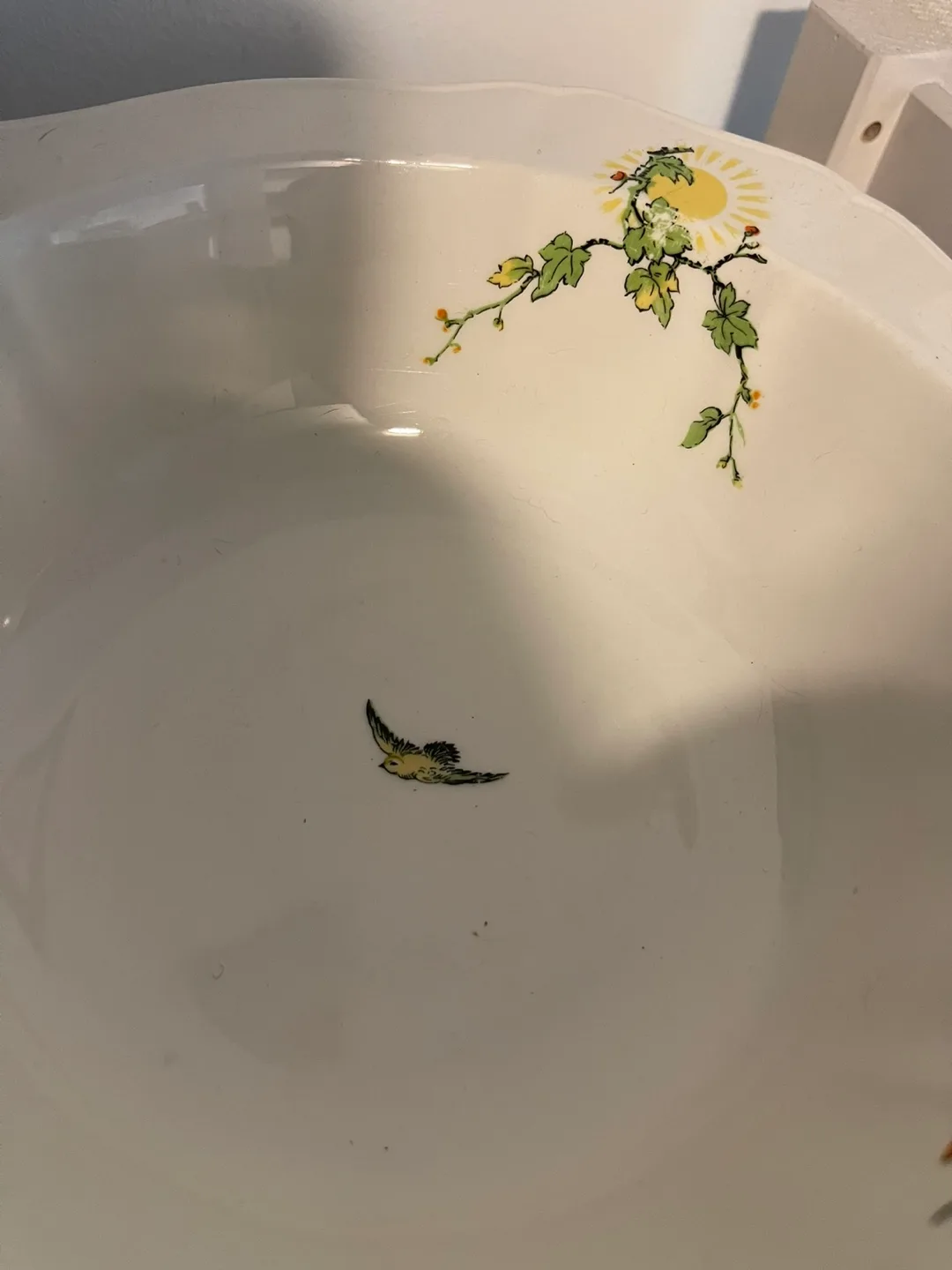 Vintage Alfred Meakin England Floral Serving Bowl image indicator(2)