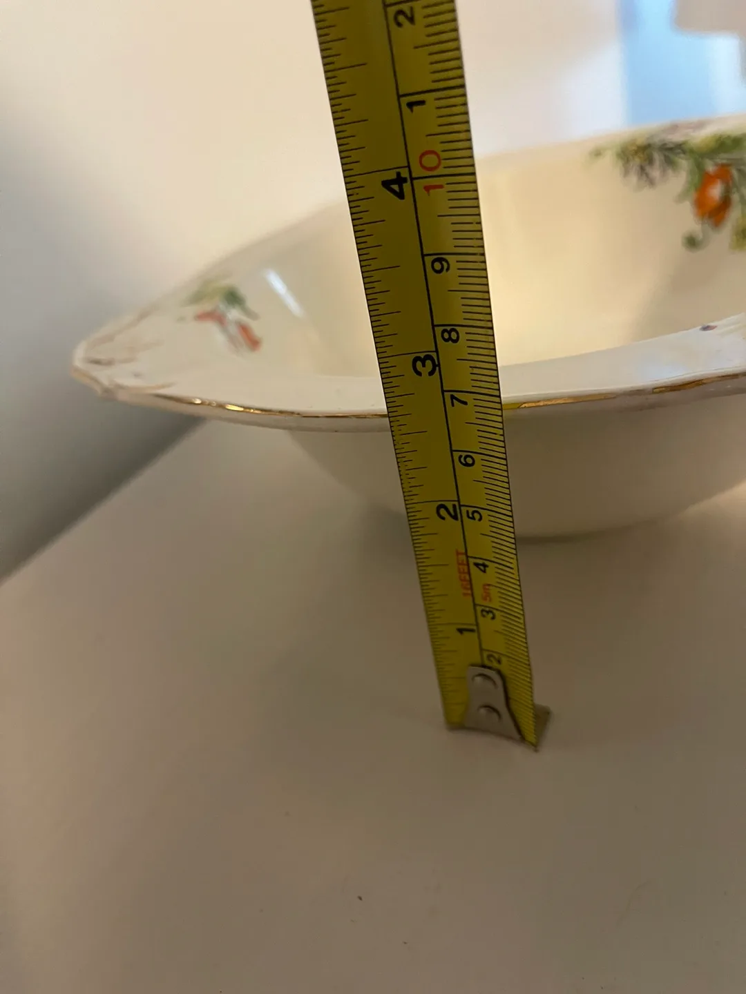 Vintage Alfred Meakin England Floral Serving Bowl image indicator(5)