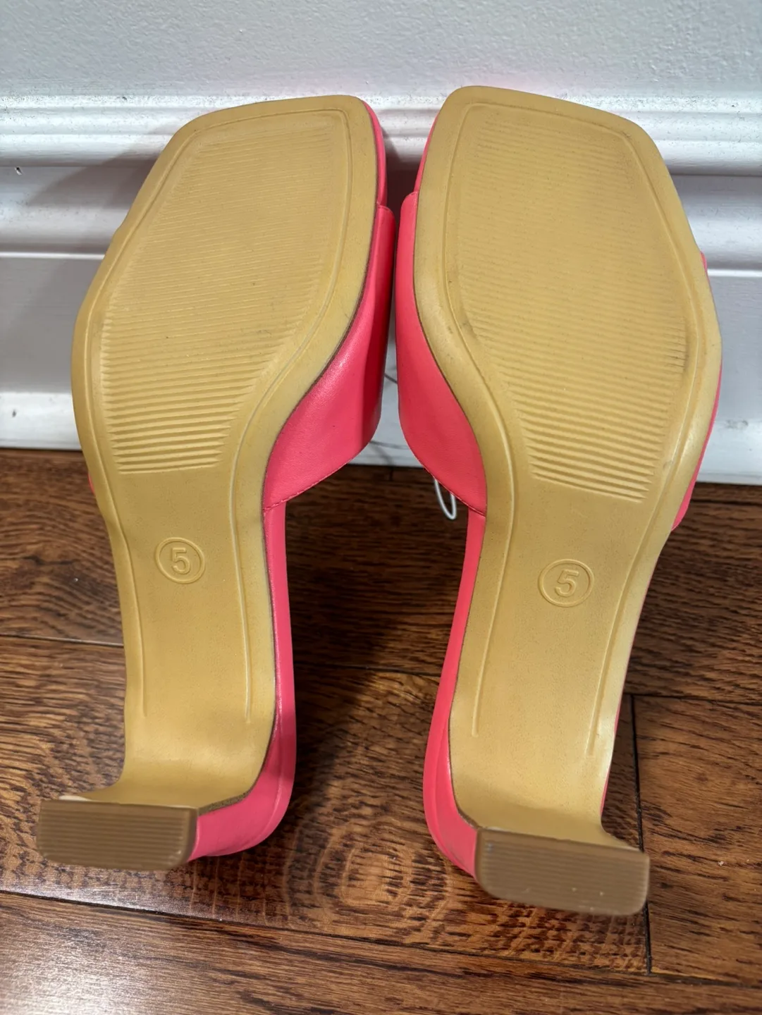 A New Day Coral Pink Block Heel Mule Sandals image indicator(6)