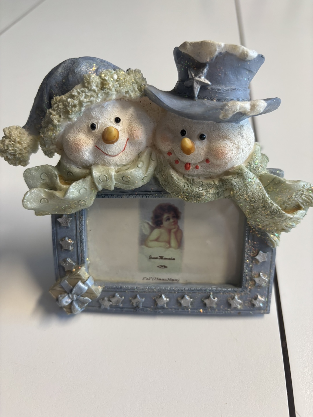 Adorable Snowman Photo Frame