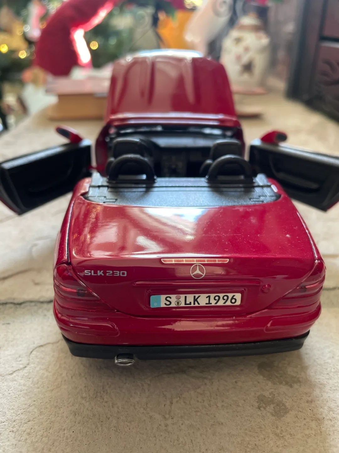 Mercedes-Benz SLK 230 Red Collectible Model Car image indicator(3)