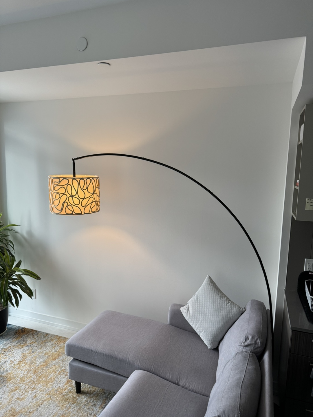 IKEA Skaftet Arc Floor Lamp - Black - photo 2