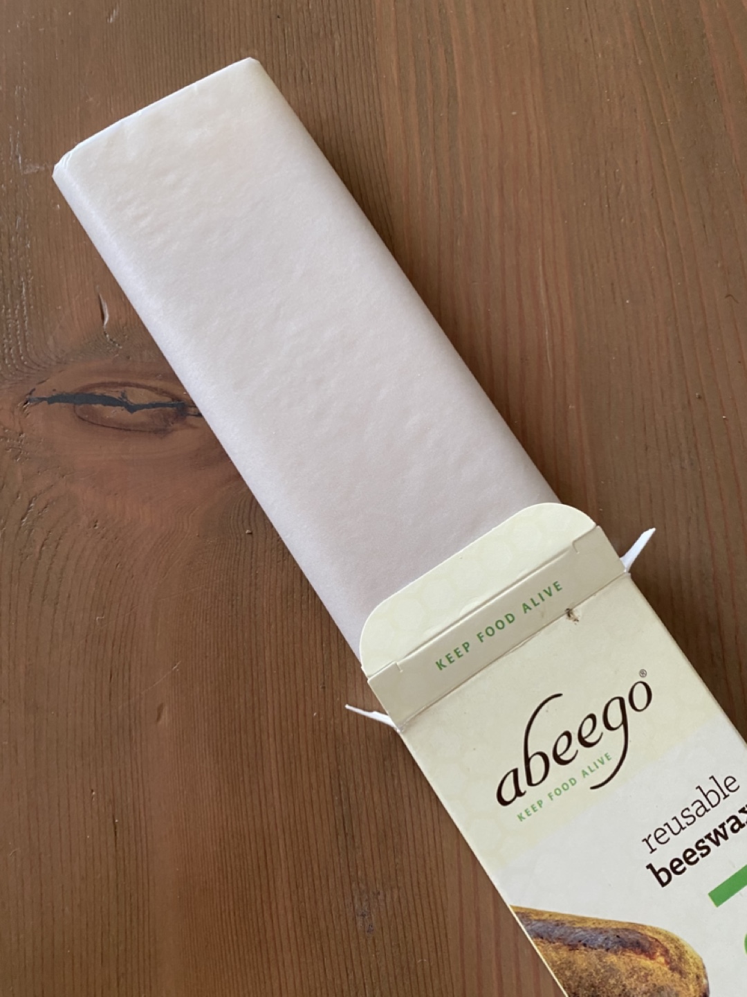 Abeego Reusable Beeswax Food Wrap - photo 2