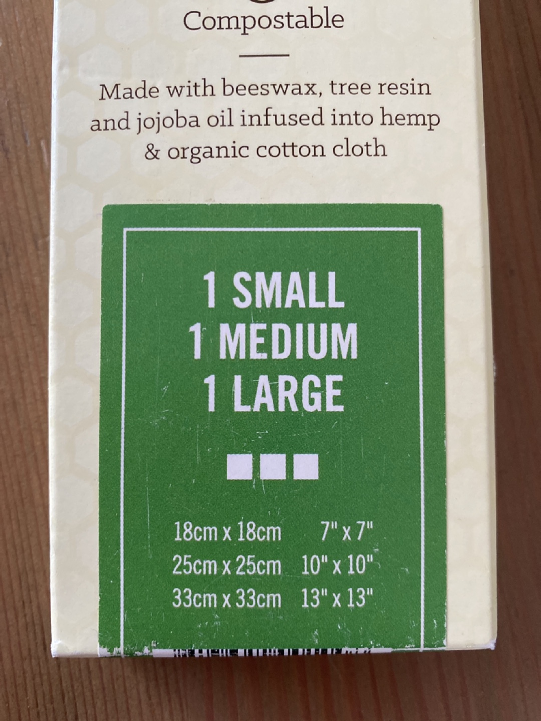 Abeego Reusable Beeswax Food Wrap - photo 3