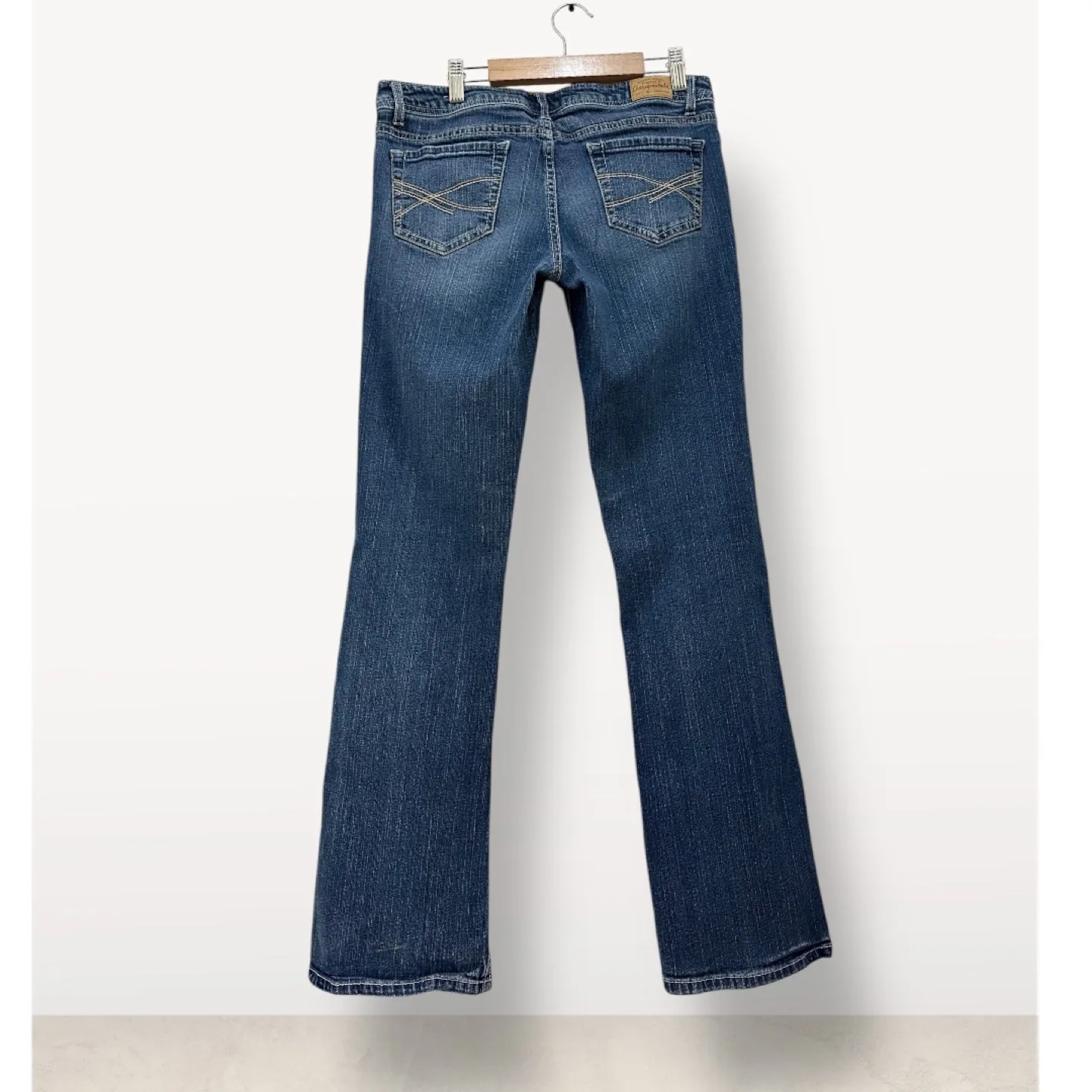 Aeropostale Chelsea Boot Cut Medium Wash Sz 9/10 Reg image indicator(4)