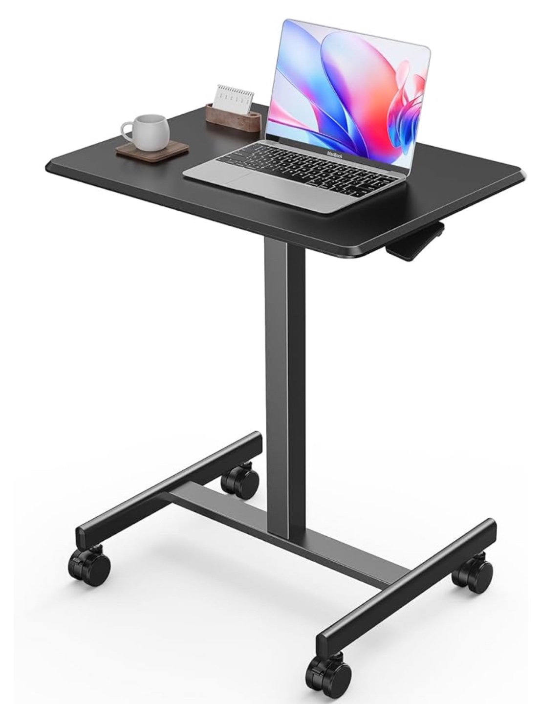 Mobile Standing Desk - Black