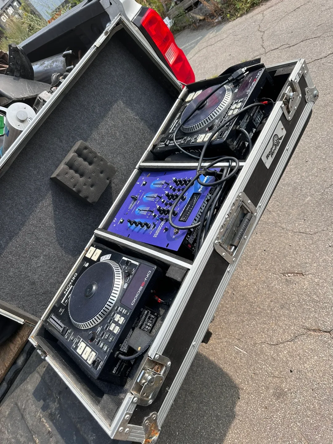 Numark DJ Mixer and Two Denon Media Players image indicator(3)