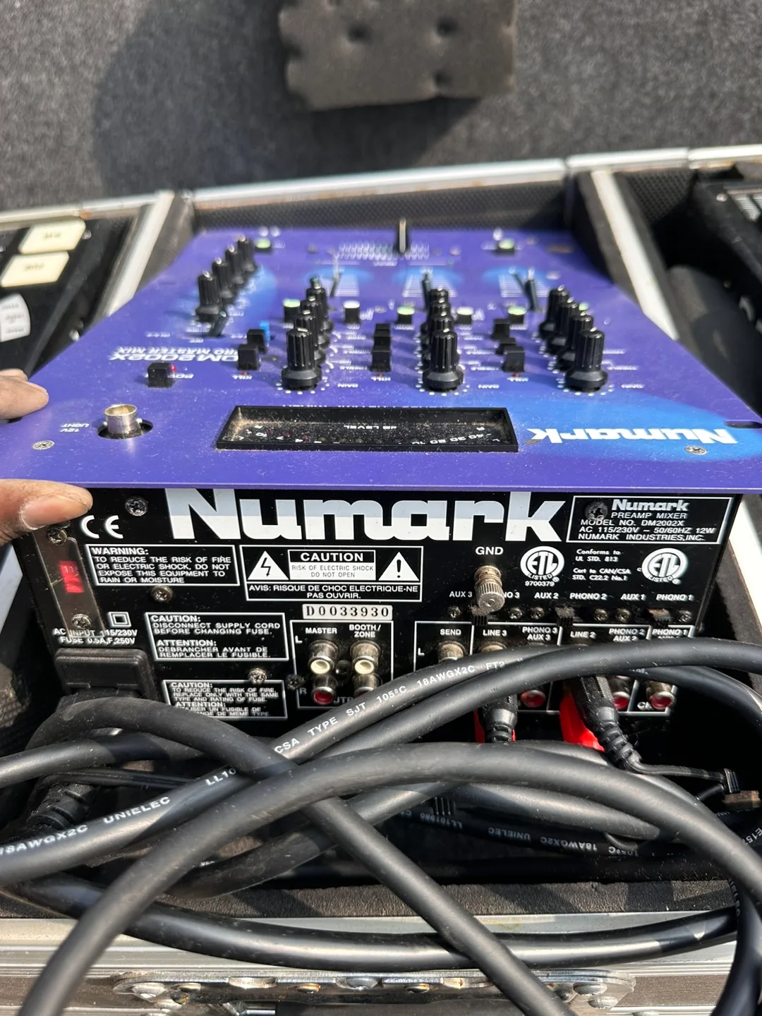 Numark DJ Mixer and Two Denon Media Players image indicator(2)