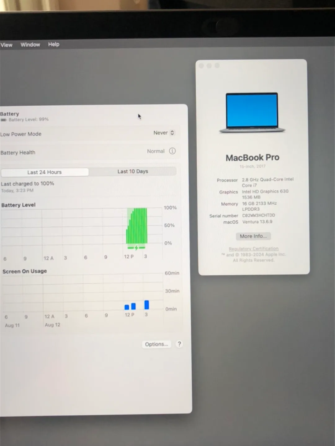 15-inch MacBook PRO, Core i7, 16GB Memory, 512GB SSD image indicator(6)