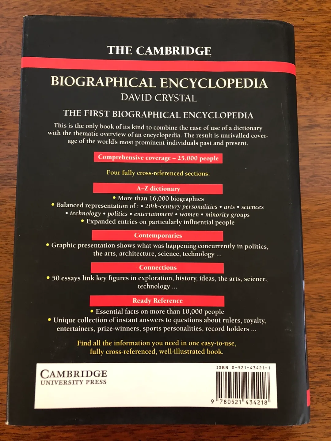 The Cambridge Biographical Encyclopedia by David Crystal image indicator(3)