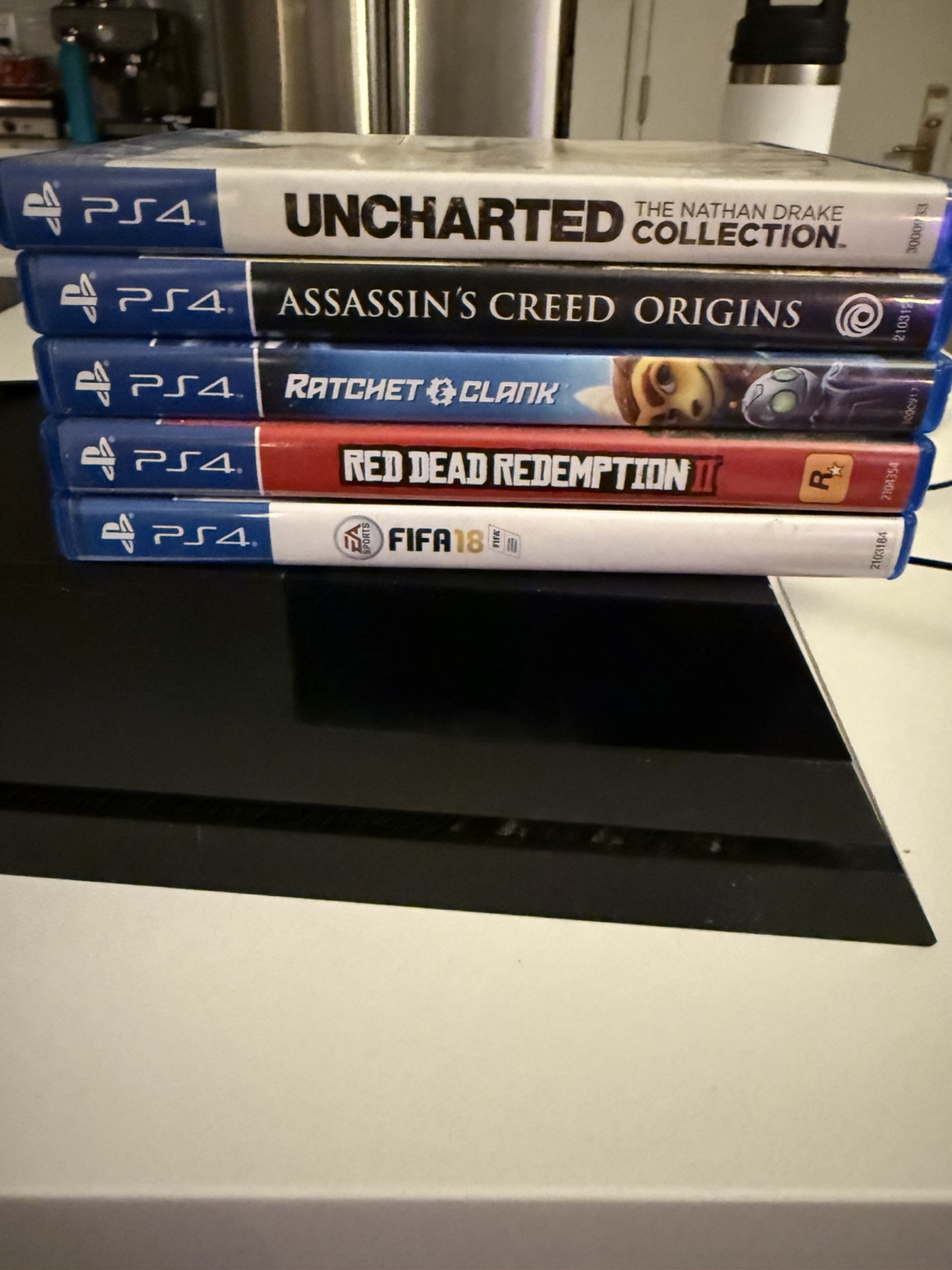PS4 w/ 3 TB SSD (Upgraded), 3 Controllers & 5 Games - photo 4
