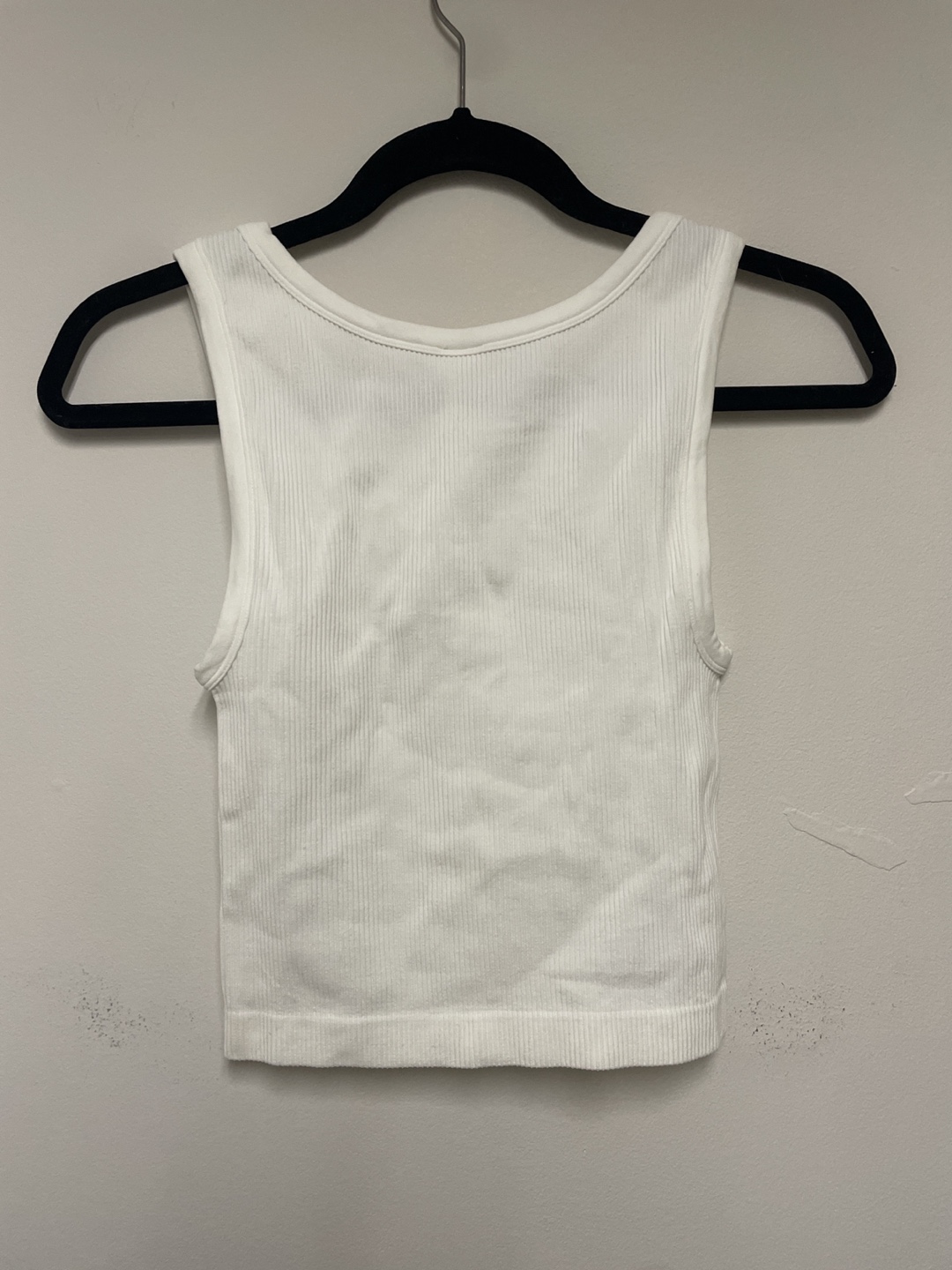 Aritzia Sunday Best White Ribbed Crop Tank Top - photo 3