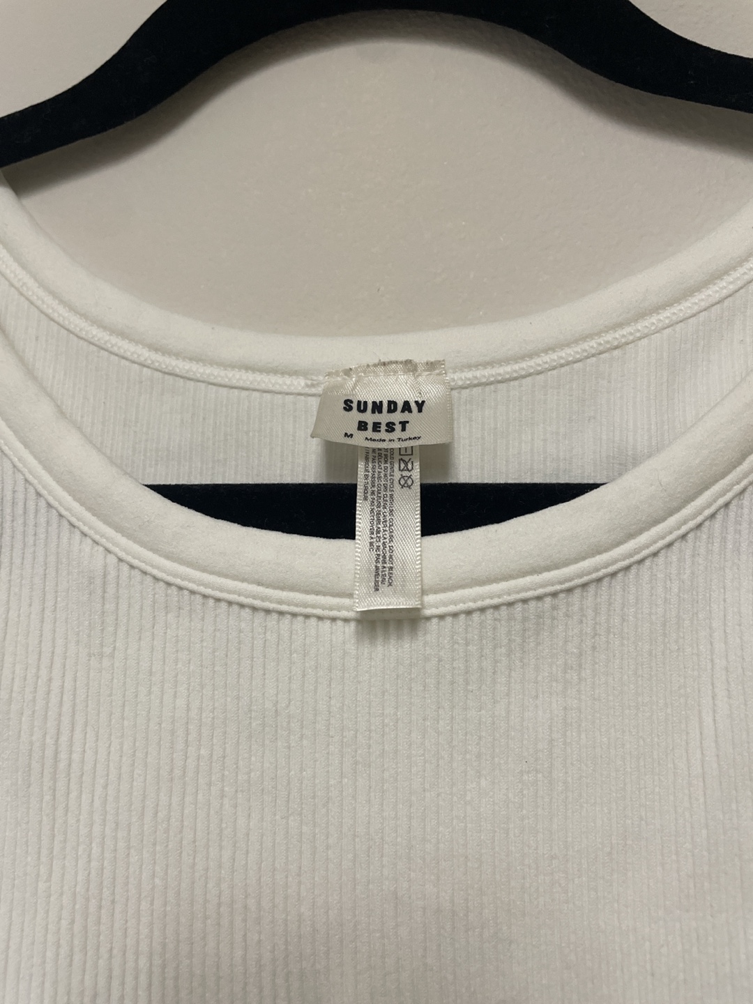 Aritzia Sunday Best White Ribbed Crop Tank Top - photo 2
