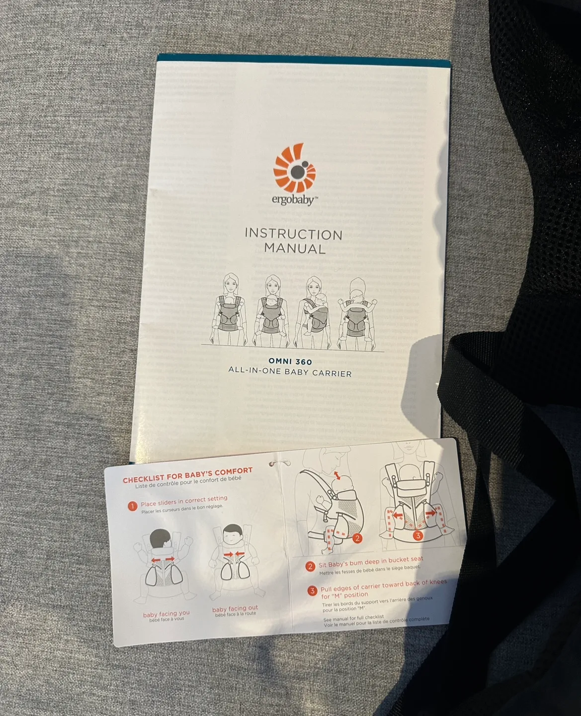 Ergobaby Omni 360 baby carrier- Cool Air Mesh image indicator(10)