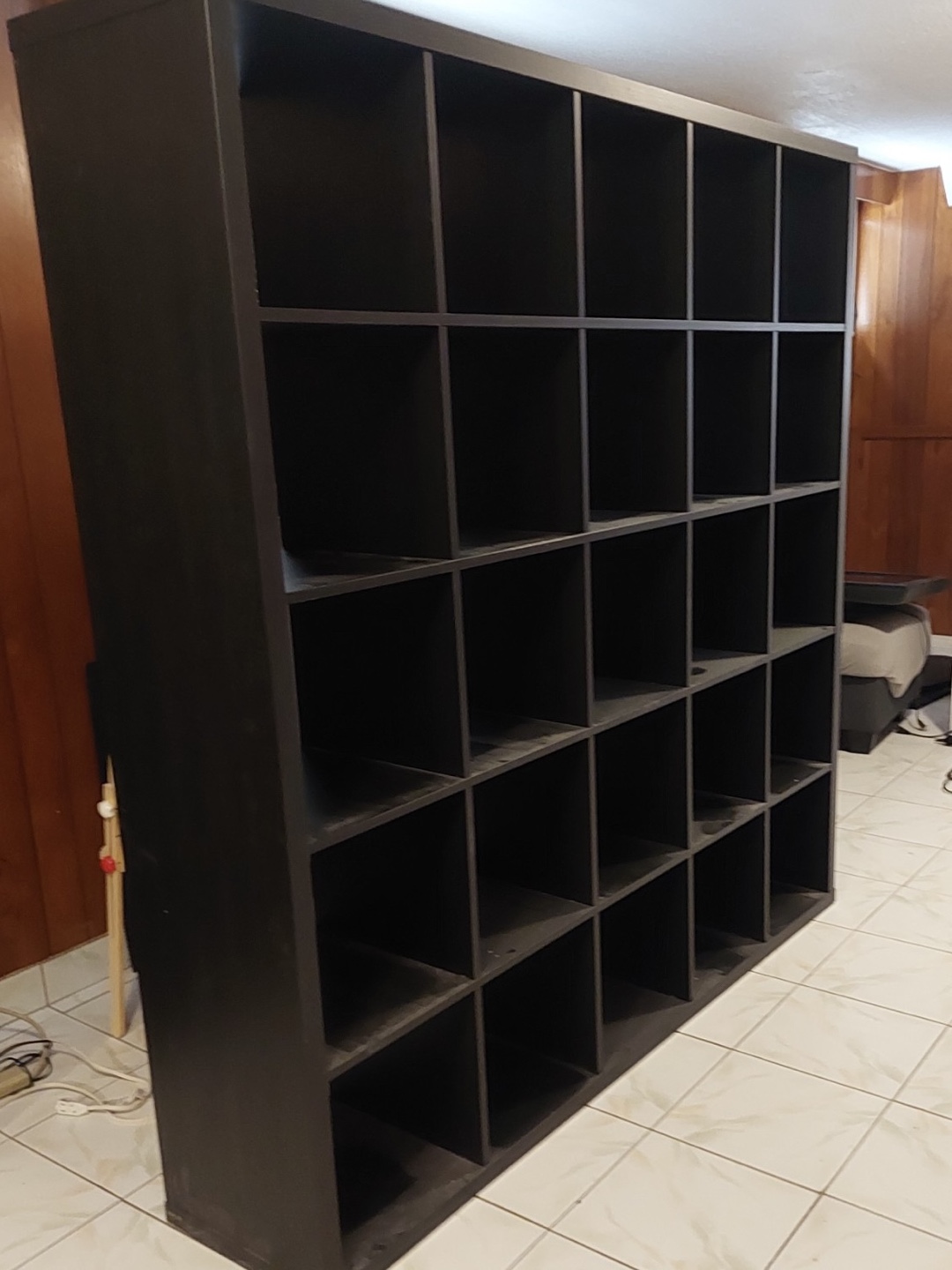 IKEA Kallax 2x4 Shelving Unit - Black-Brown