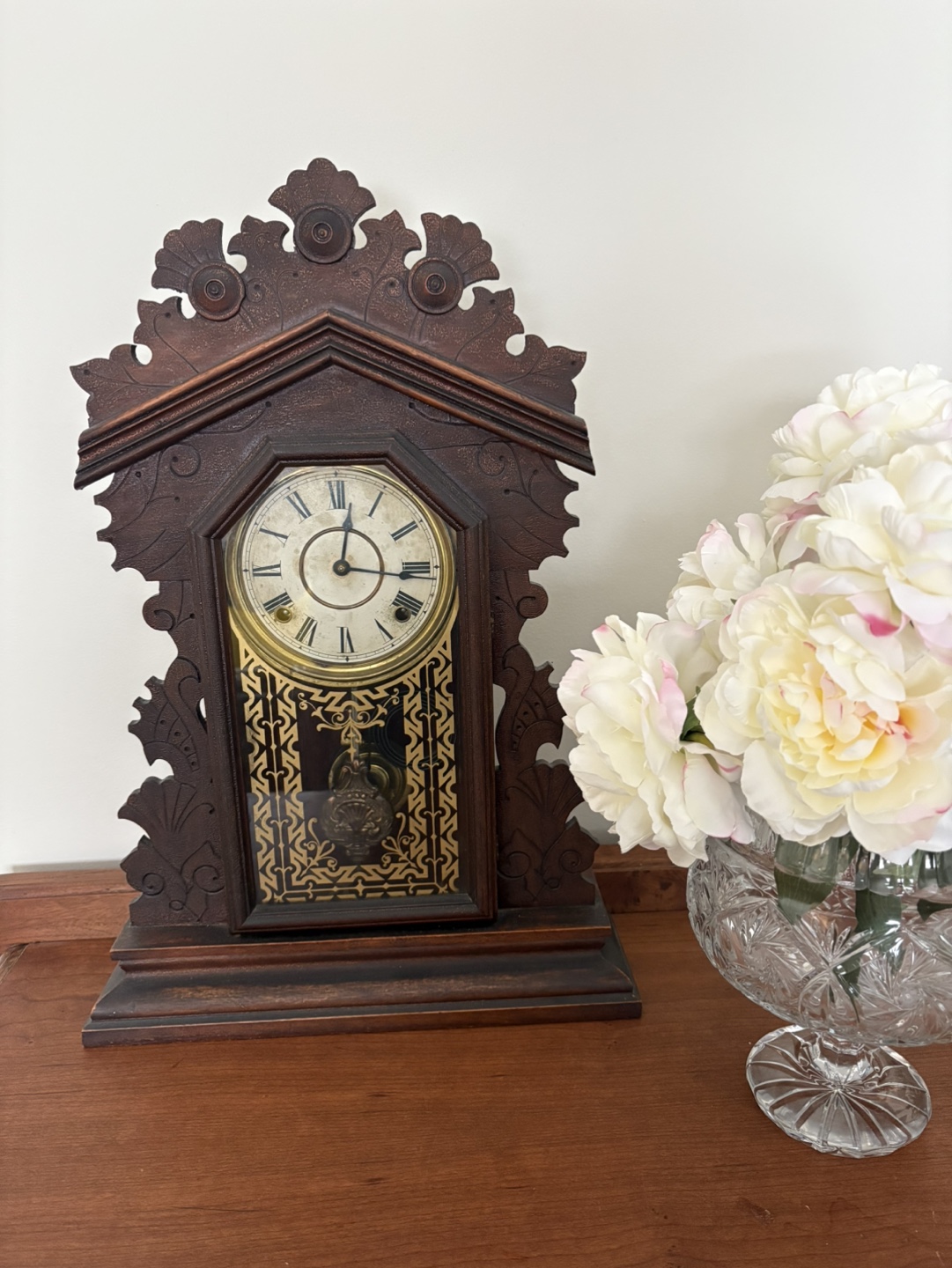 Antique B. Ingraham & Co. Shelf Clock