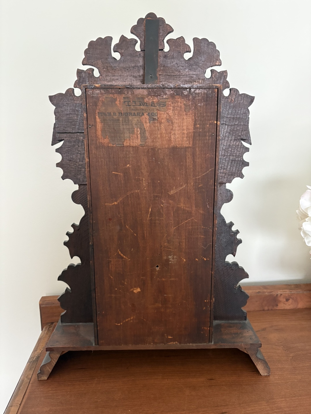 Antique B. Ingraham & Co. Shelf Clock - photo 3
