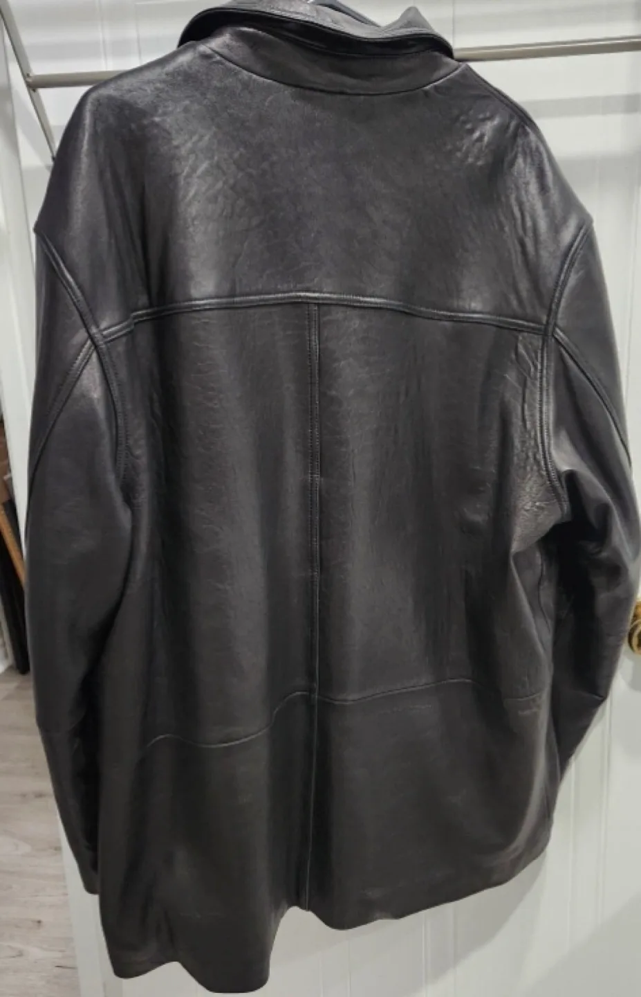 Men's Retreat Leather Jacket - Size L image indicator(5)