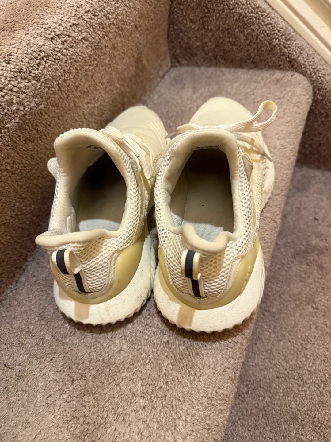 Adidas Alphabounce Running Shoes - Off White image indicator(2)