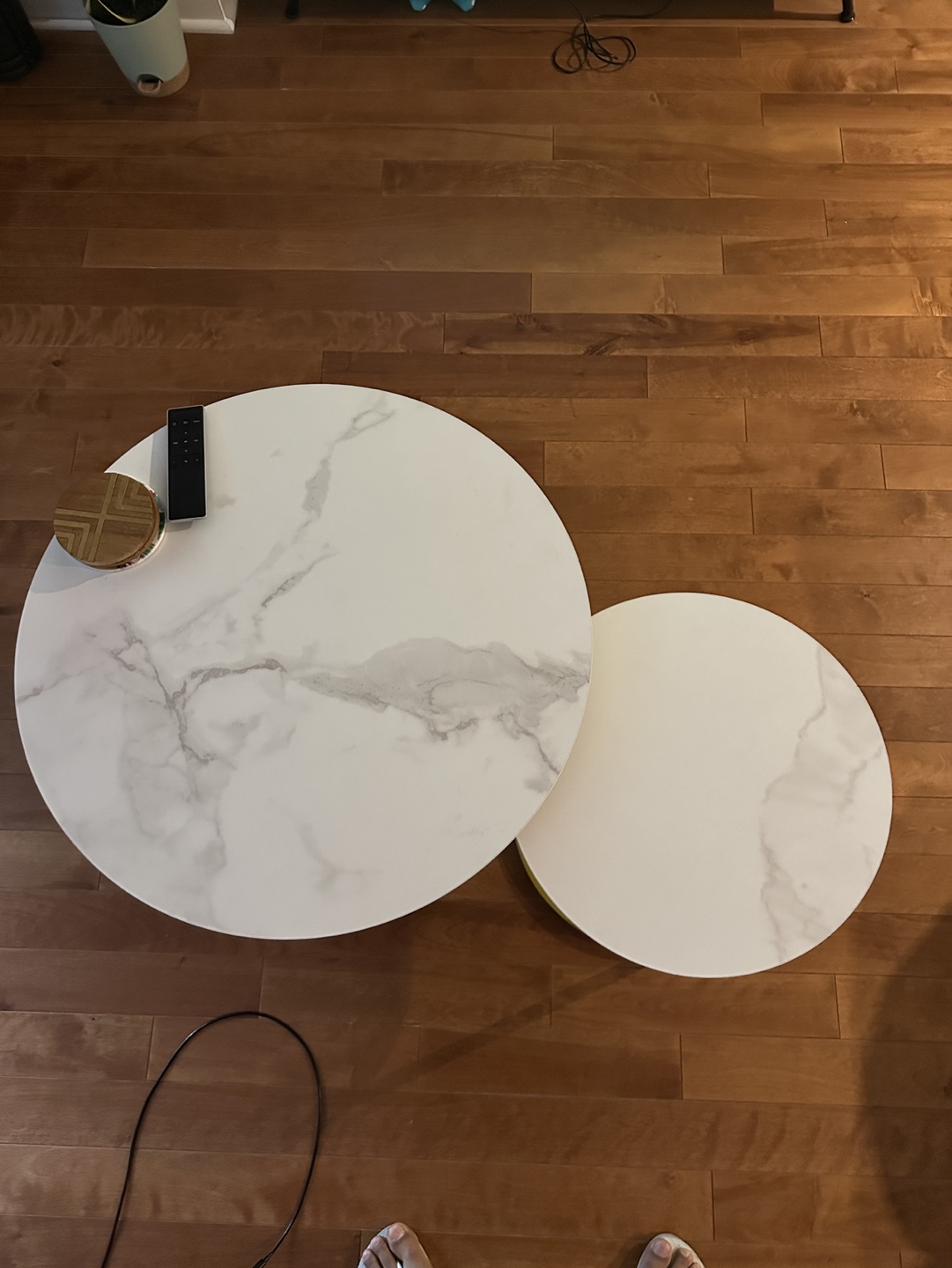 Nesting Marble Top Coffee Tables