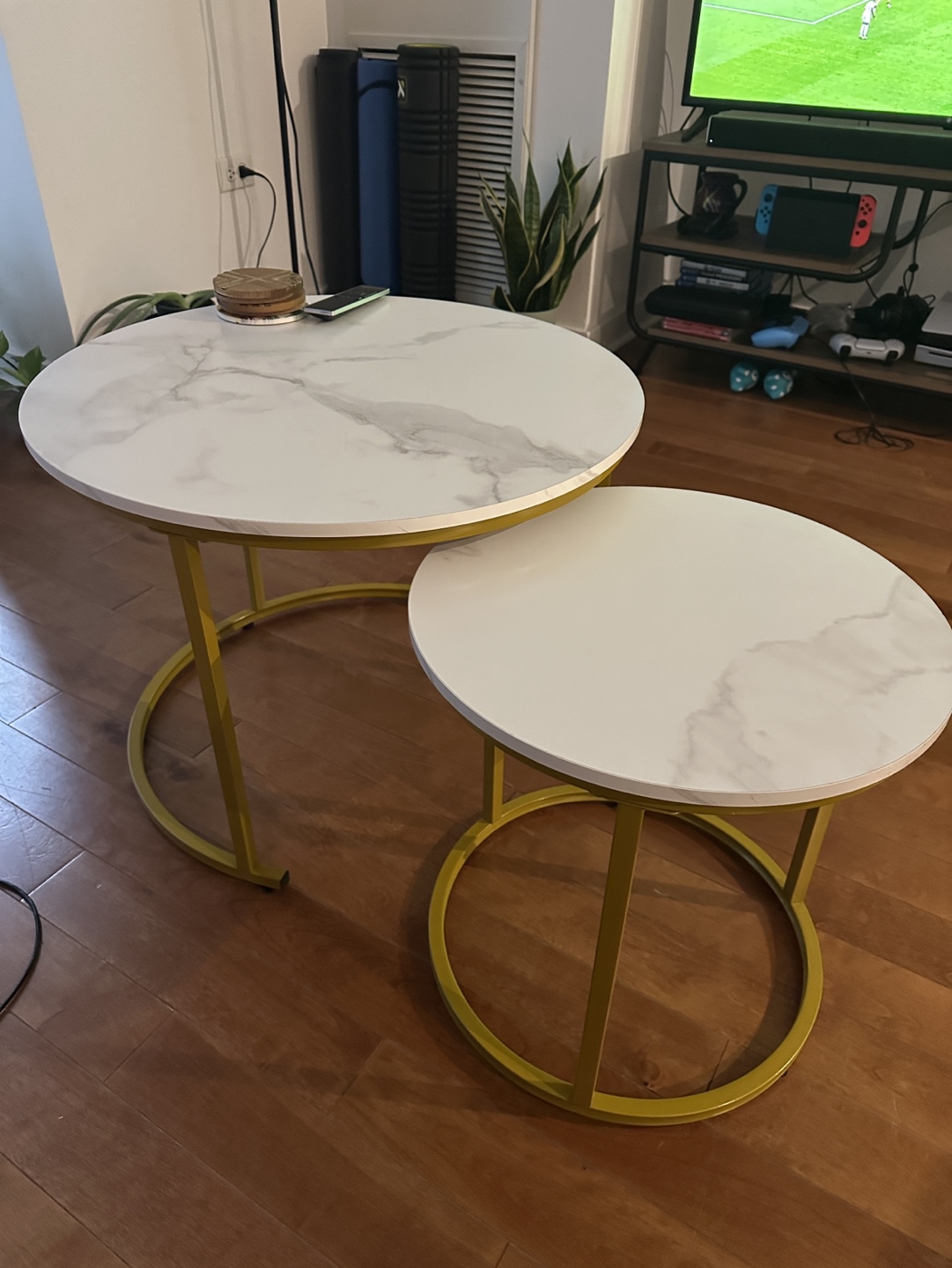 Nesting Marble Top Coffee Tables - photo 2