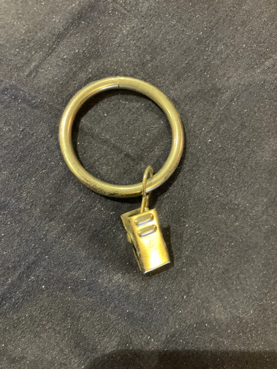 Set of 8 café curtain rings with clips image indicator(2)