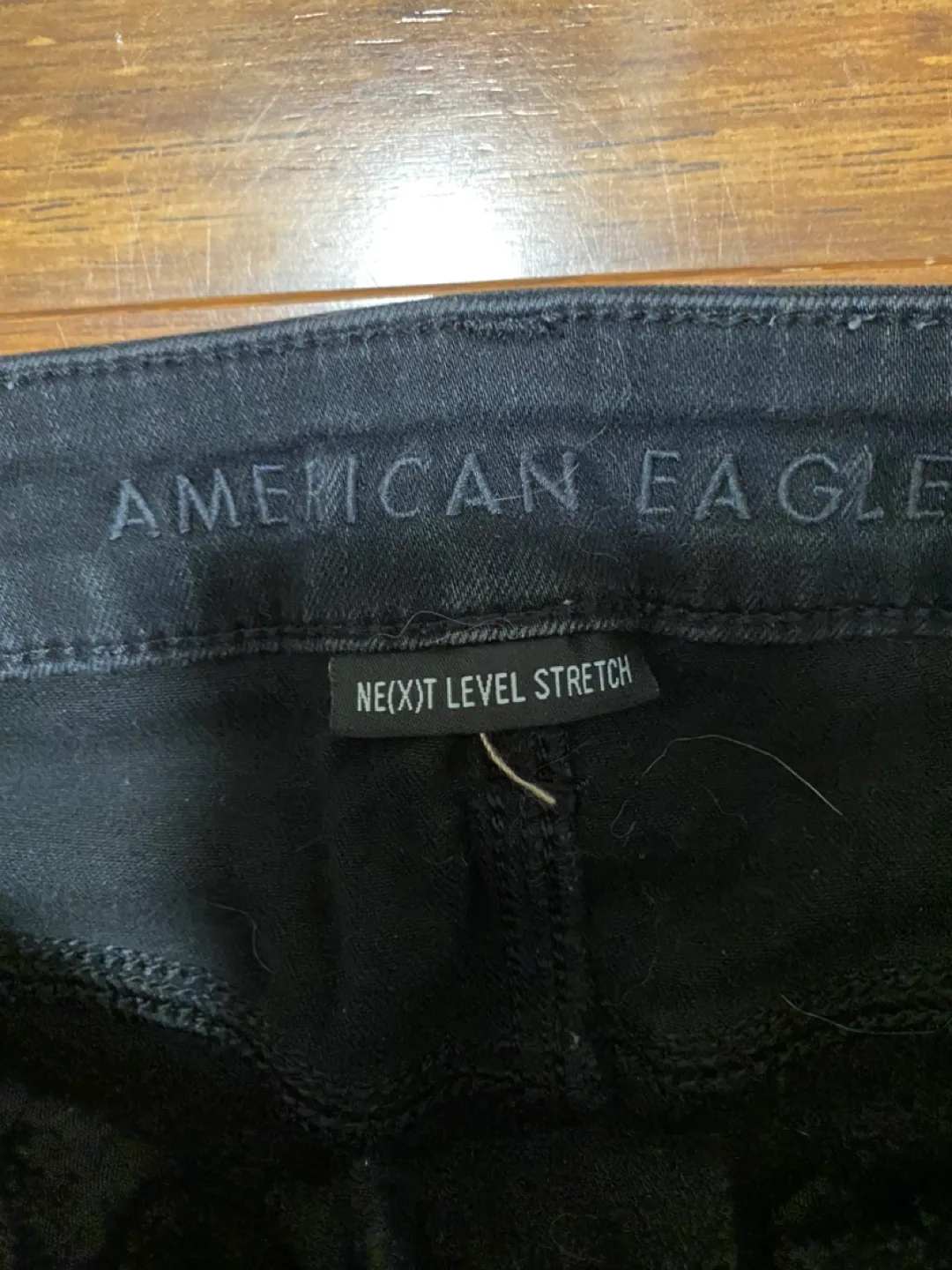 American Eagle  Stretch Black Jeans image indicator(2)