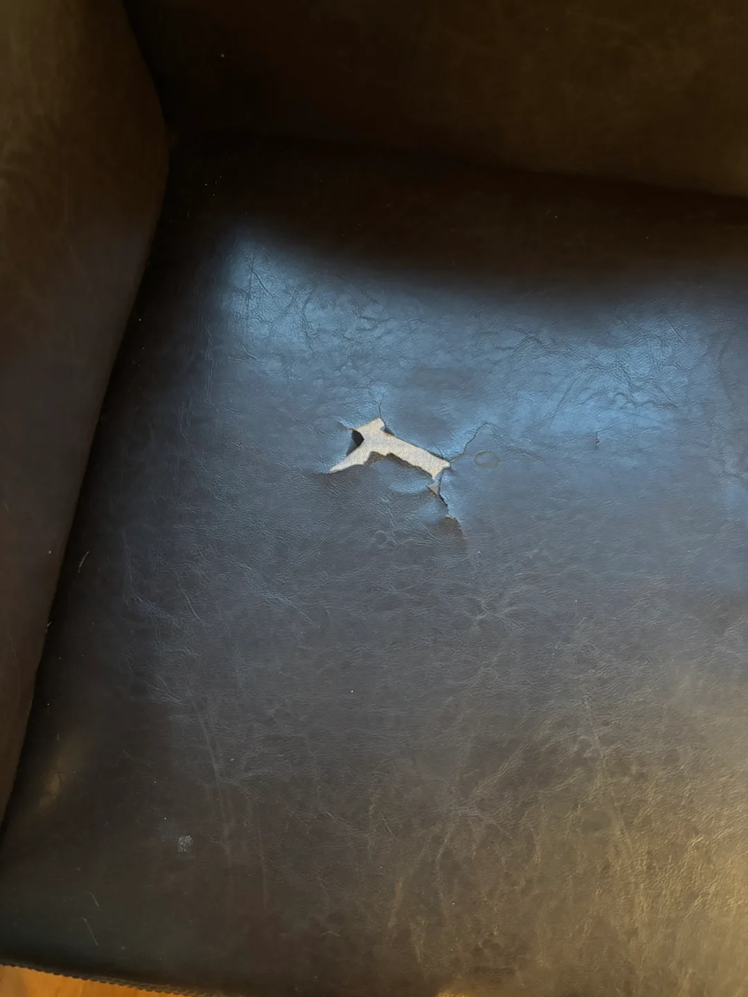 Brown Leather Loveseat image indicator(2)