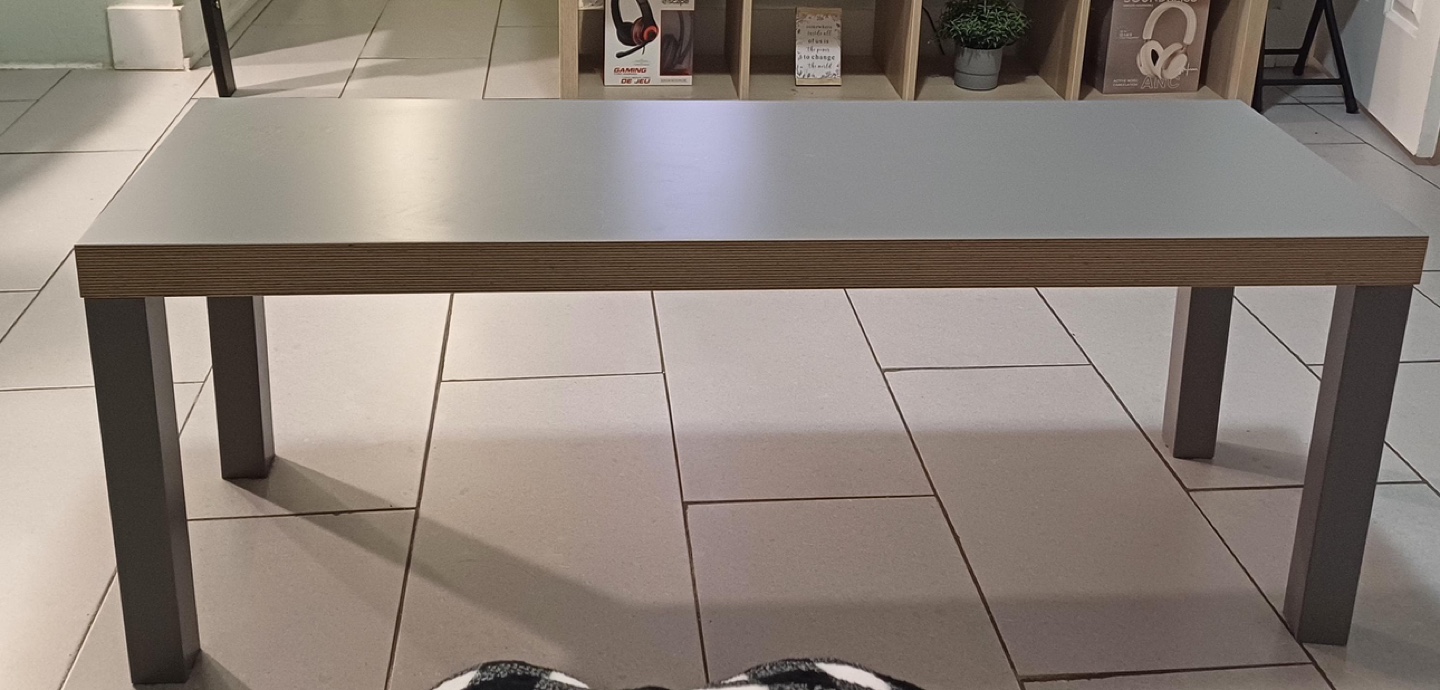 Grey Low TV stand/ coffee table