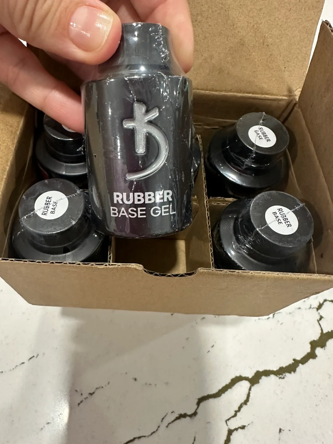 6x 25ml Rubber Base Gel for Nails image indicator(2)