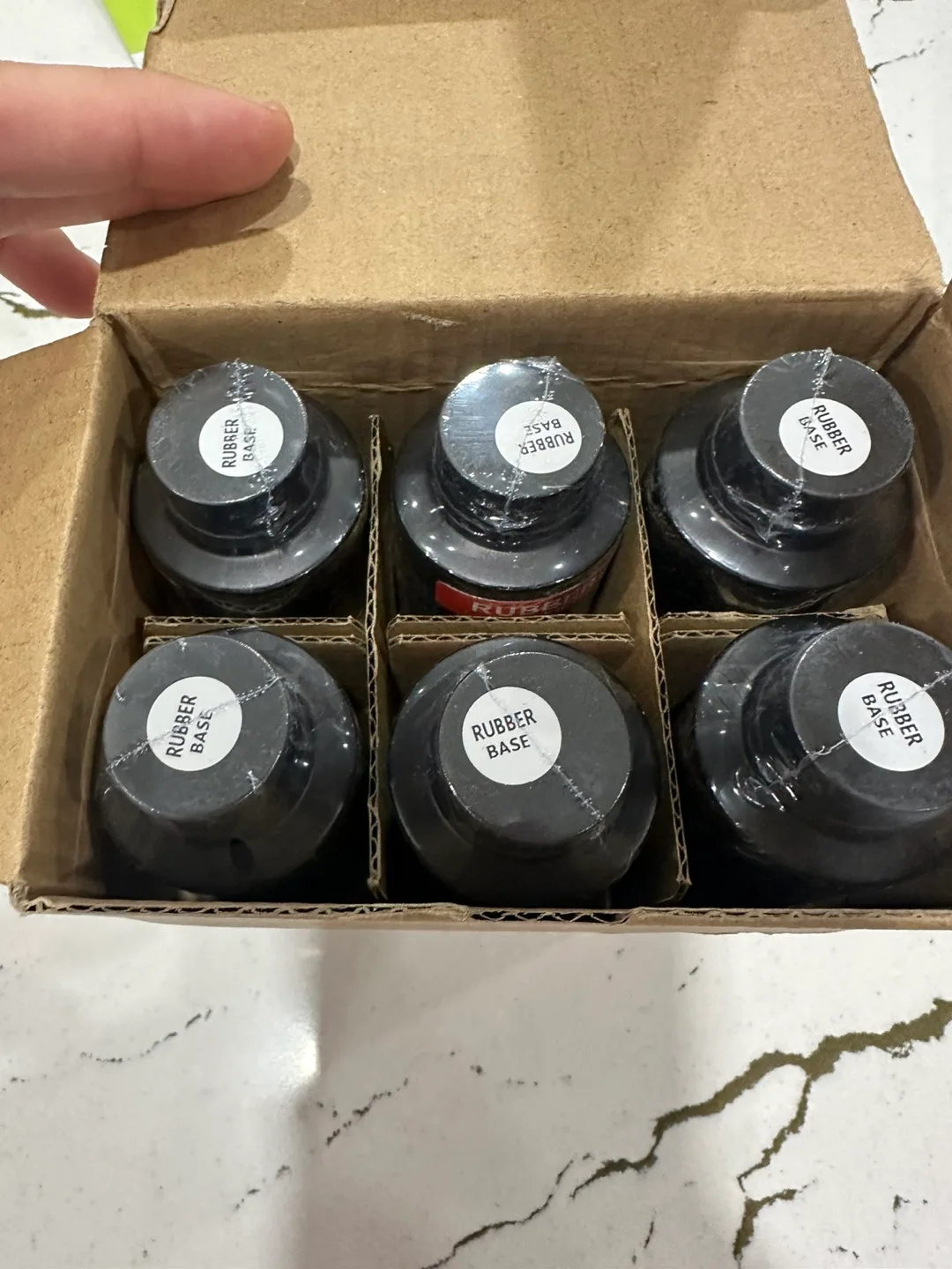 6x 25ml Rubber Base Gel for Nails image indicator(3)