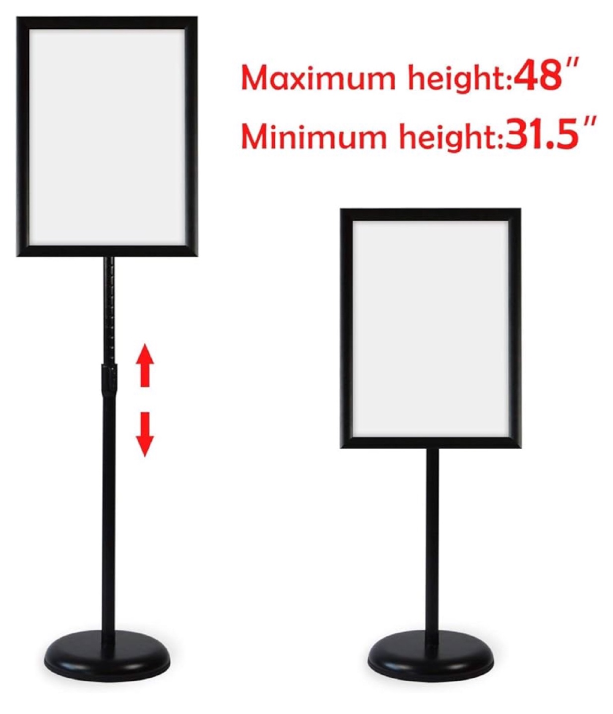 Adjustable Floor Standing Sign Holder - photo 5
