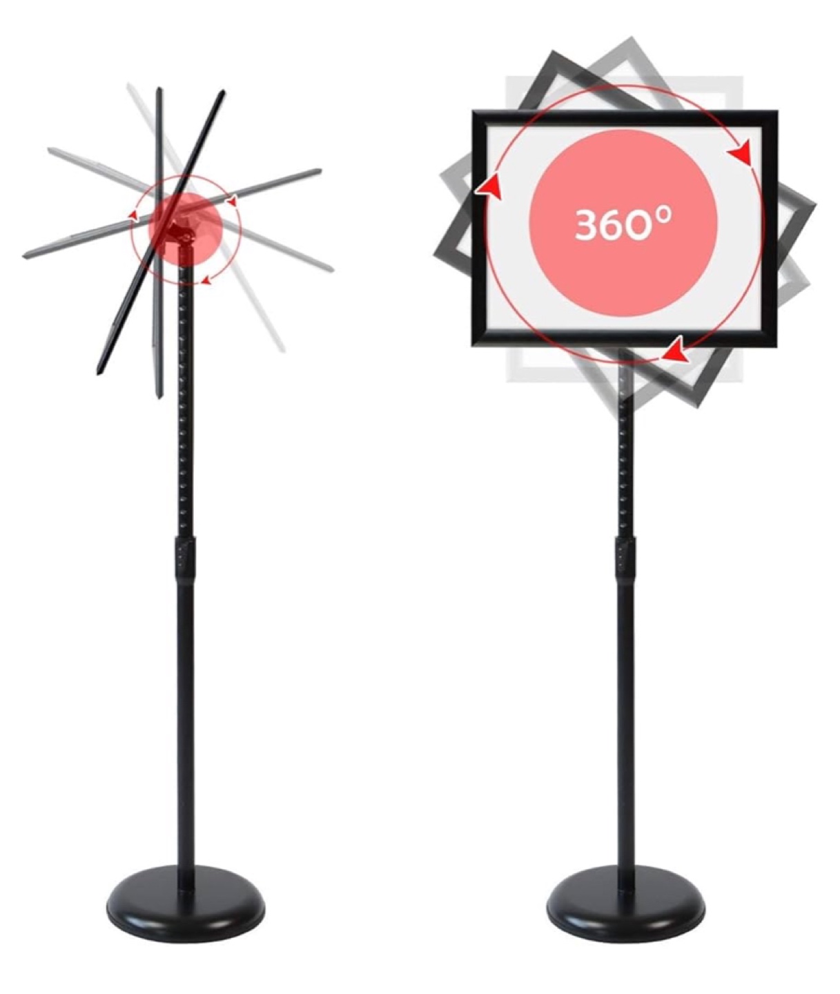 Adjustable Floor Standing Sign Holder - photo 3