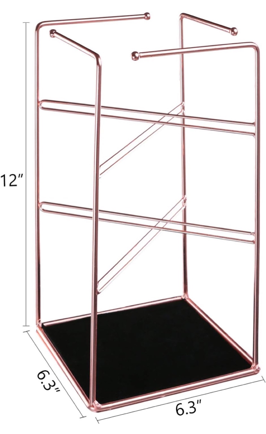 Rose Gold Jewelry Stand Organizer - photo 2