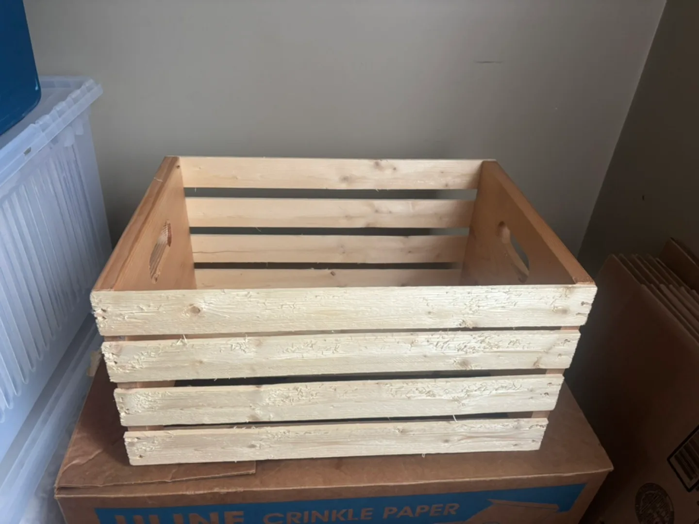 Set of Three Wooden Crates image indicator(3)