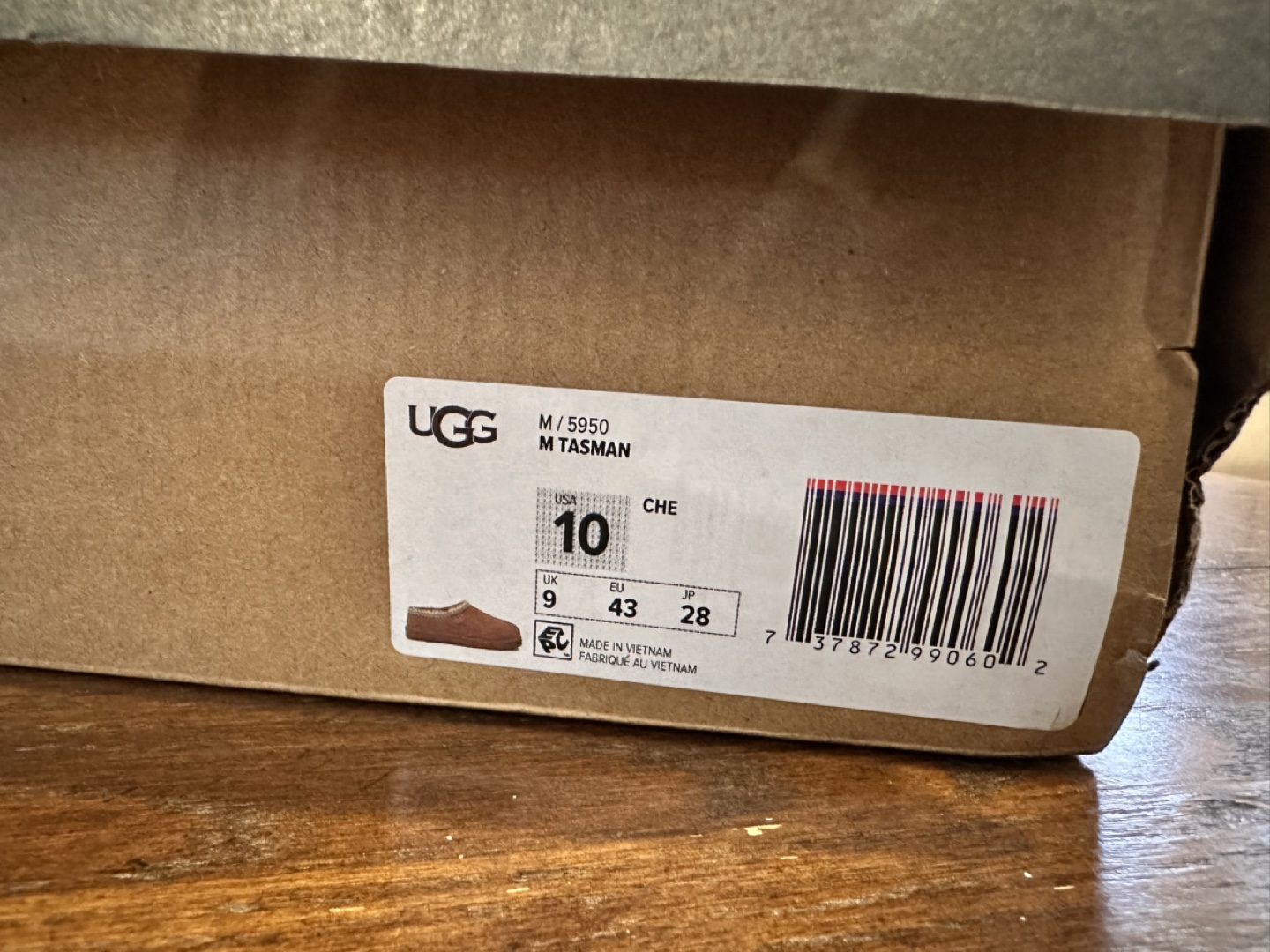 Brand New UGG Tasman Slippers - Size 10 Men's - photo 5